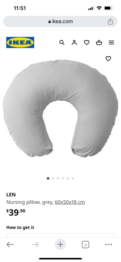 Ikea 2025 nursing pillow