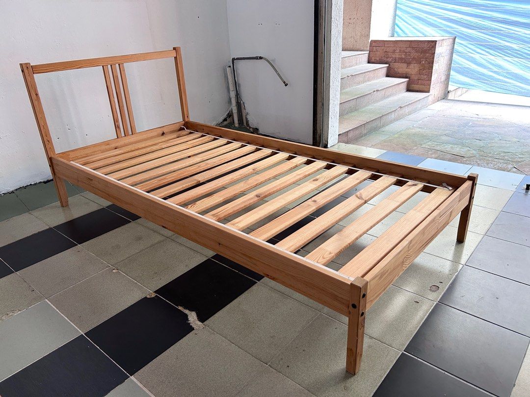 Ikea tarva deals double bed