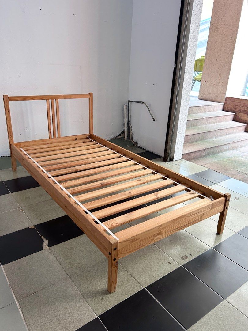 Ikea TARVA single bed frame NO MATTRESS Furniture Home