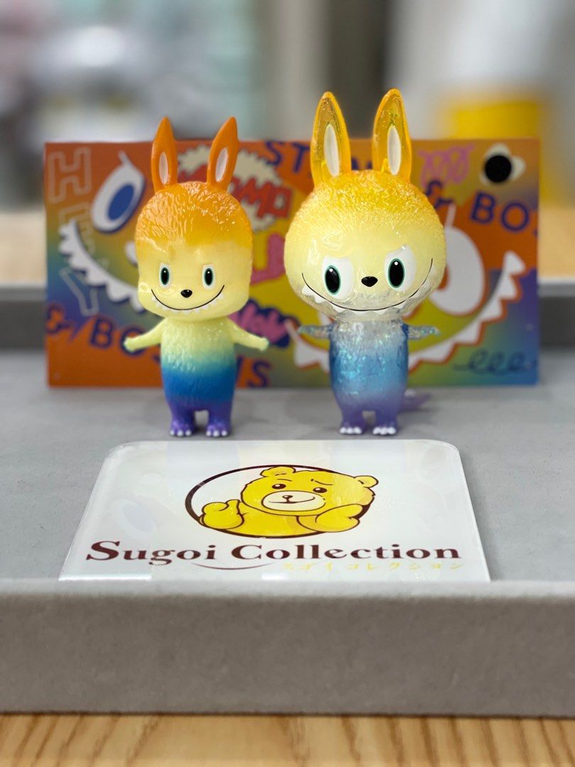 [In Stock] Pop Mart Mini Labubu Stand + Mini Zimomo Bosons (set of 2)  (Singapore PTS Exclusive) Pop Toy Show 2023