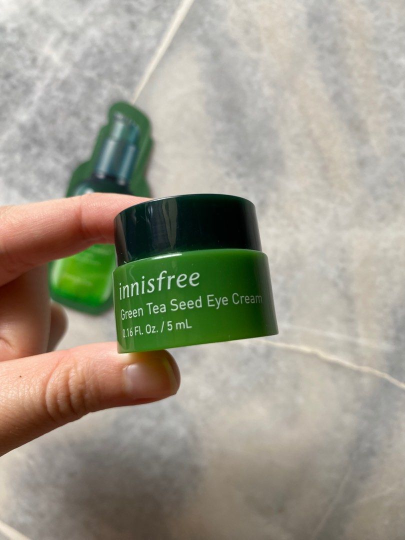 Innisfree Green Tea Seed Eye Cream 5ml + FREE 1 pc Green Tea Seed Serum