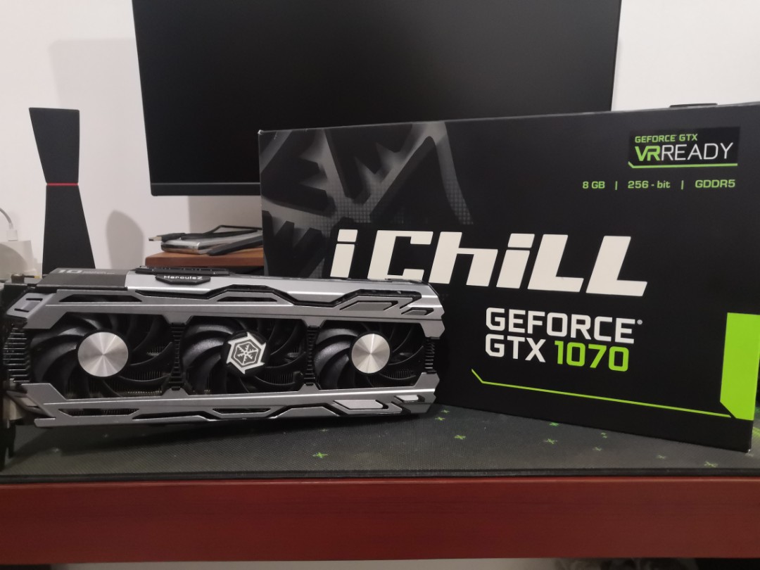 INNO3D ICHILL GTX 1070 X4 8G, Computers & Tech, Parts