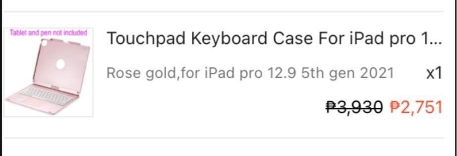 Ipad case with keyboard