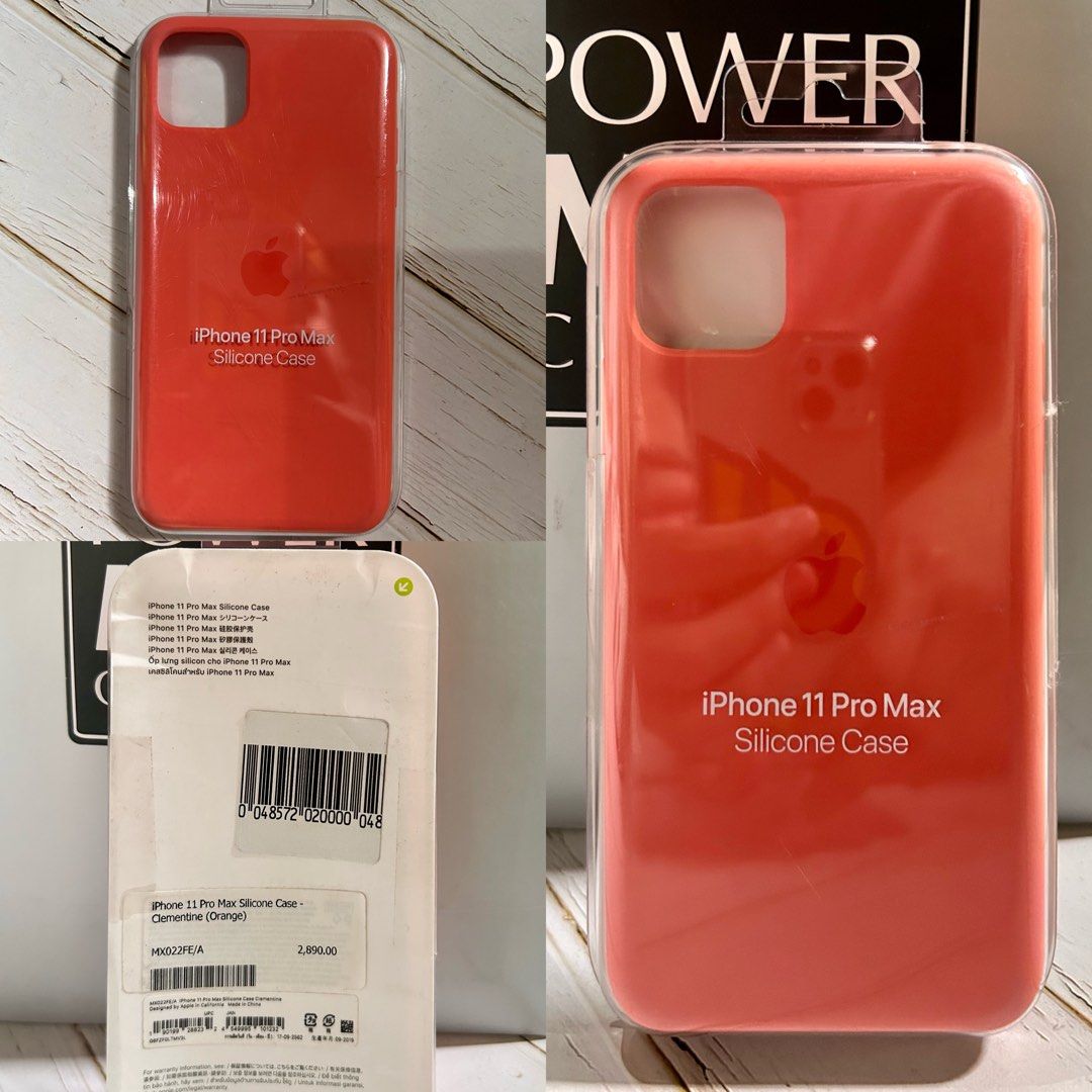 iPhone 11 Pro Max Silicone Case - Clementine Orange / Brand new & 💯  Original, Mobile Phones & Gadgets, Mobile & Gadget Accessories, Cases &  Sleeves on Carousell