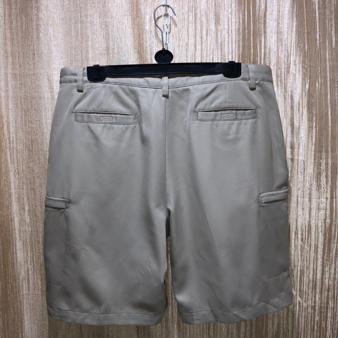 IZOD GOLF MEN S POLYSTER 6 POCKETS SHORTS KHAKI BROWN SIZE 38