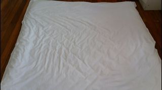 SALE! Joyce and Diana single size white duvet filler and cover