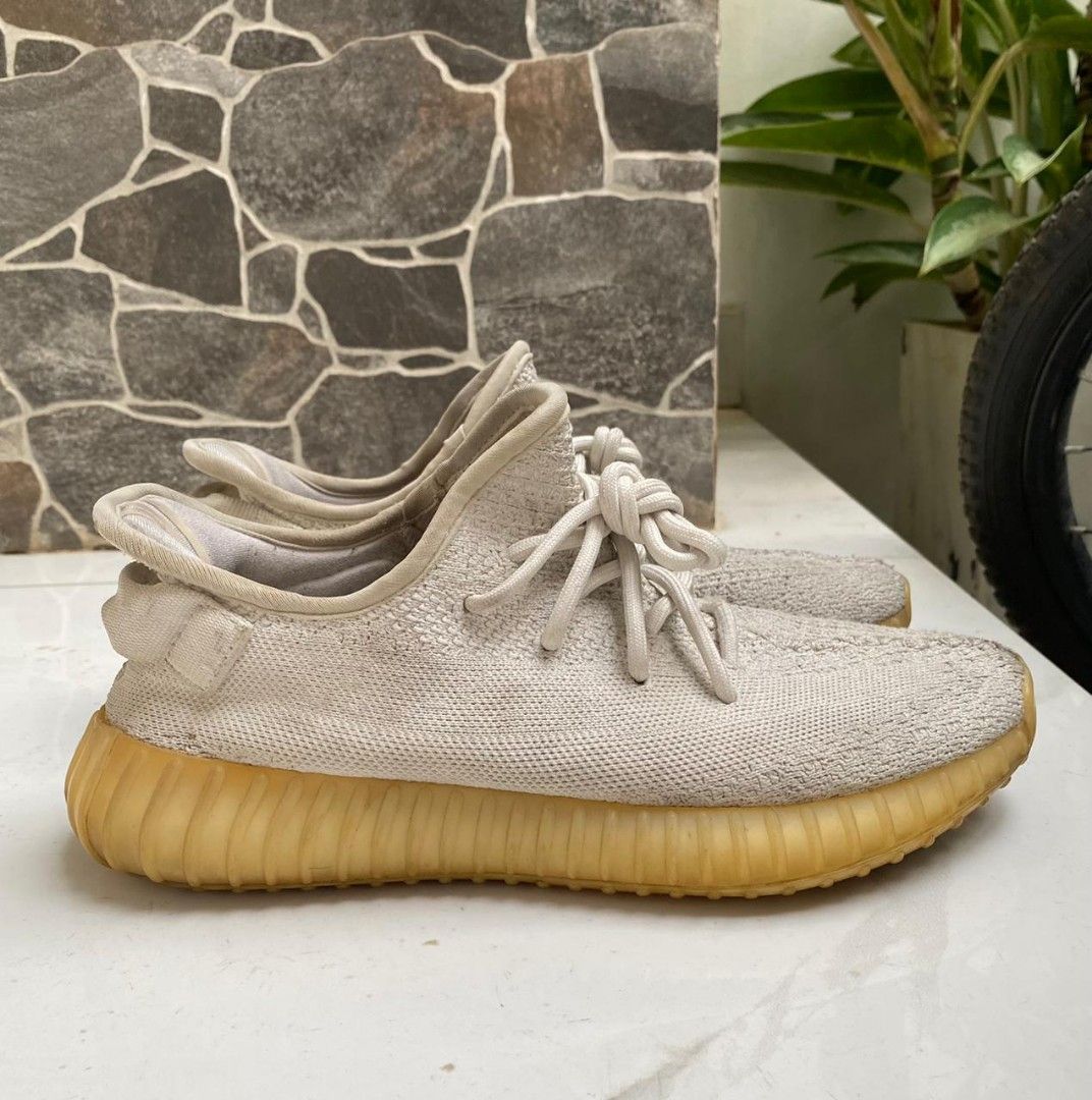 Jual sepatu Yeezy 350 cream white