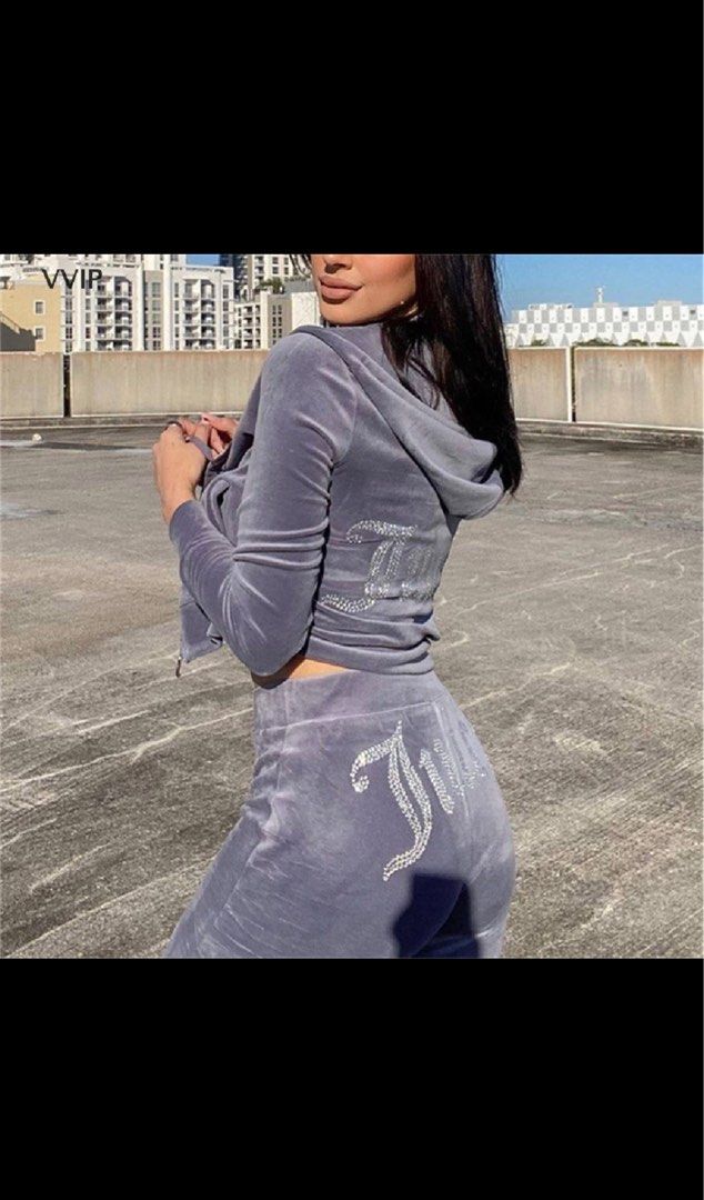 Purple juicy couture tracksuit top