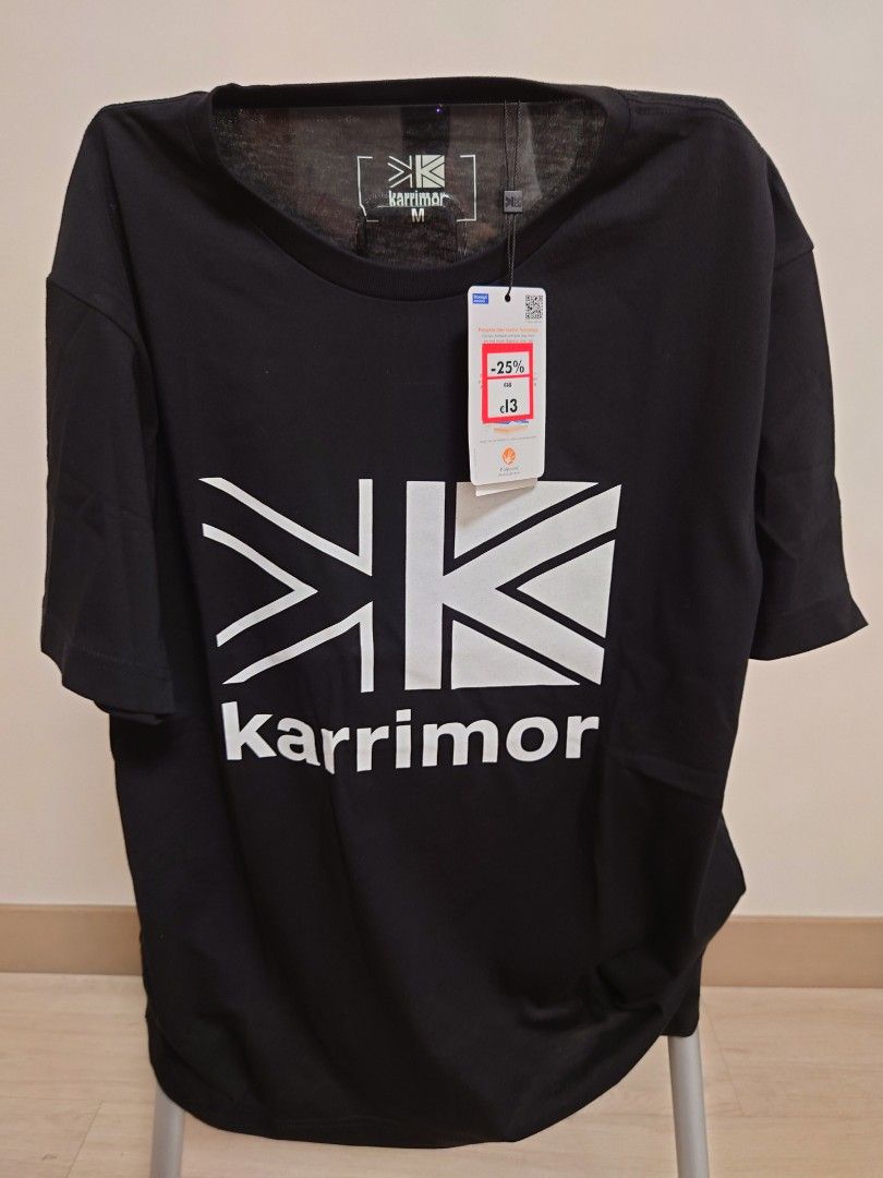 Karrimor Big Logo Tee Black Beige T shirt