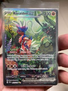 Koraidon ex PSA 8 Scarlet & Violet Base Set 247/198 Holo SIR Pokémon TCG