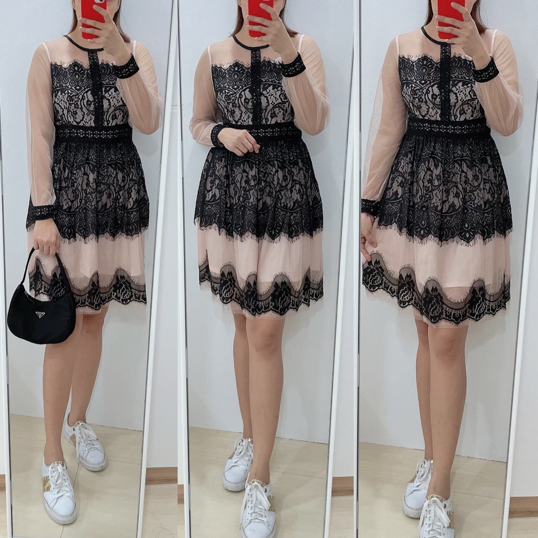 Korean Lace Dress, Women's Fashion, Dresses & Sets, Dresses on Carousell