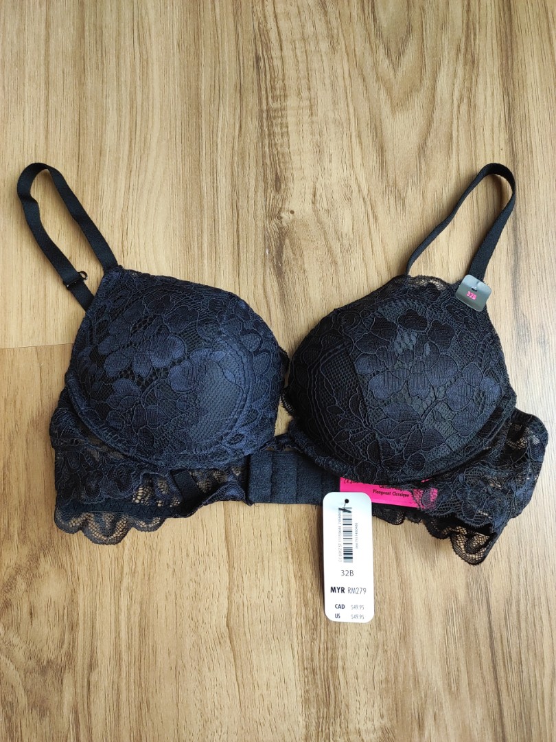 La Senza Black Lace Bra 32G