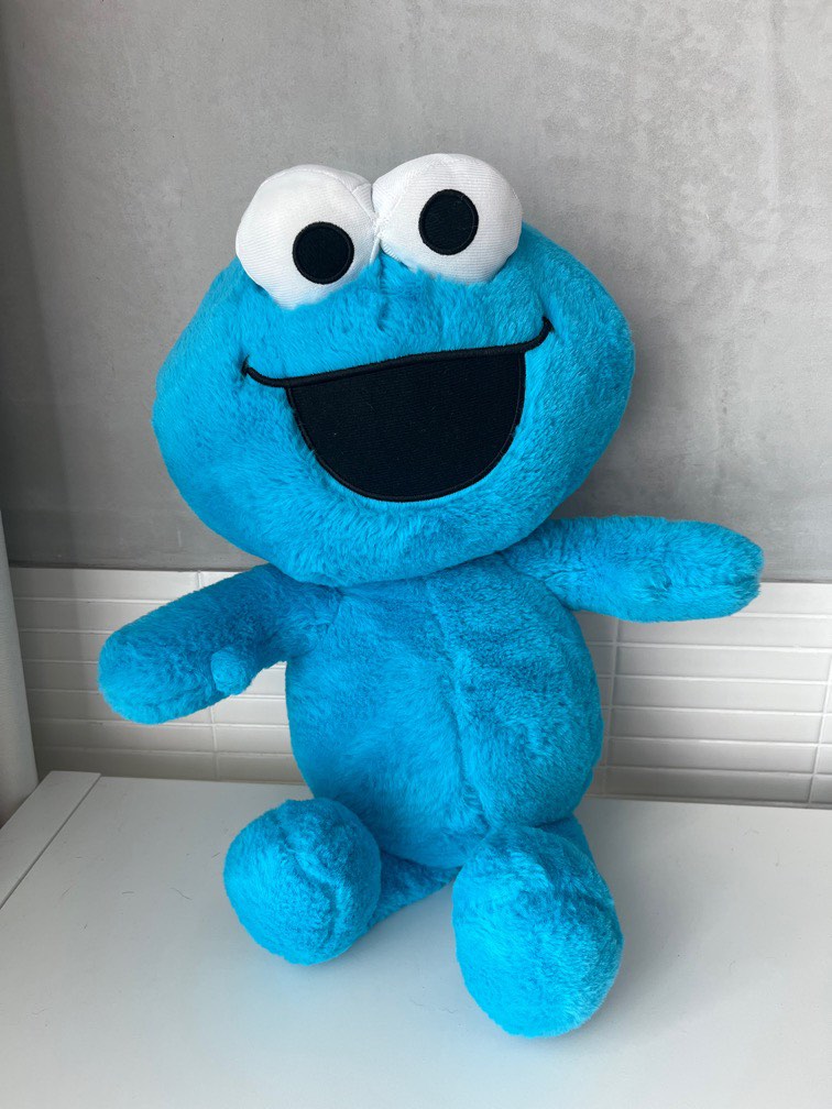 Large cookie monster stuffed animal hot sale