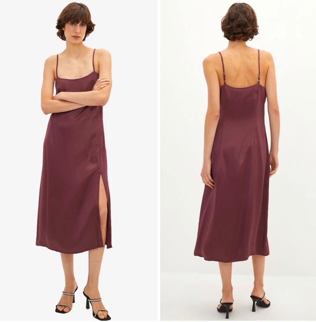 Asos silk slip dress store
