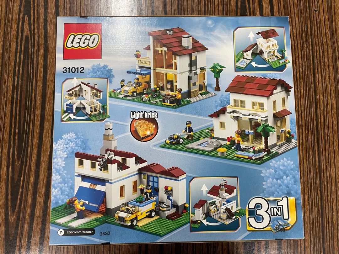 LEGO 31012 Family House (Creator 3in1), 興趣及遊戲, 玩具& 遊戲類
