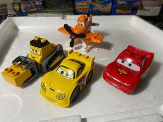 Lego duplo cara planes 6133 Duplo Jeff Gorvette Lightning McQueen - Piston Cup 10538 drip Dusty Crophopper - Pontoons 