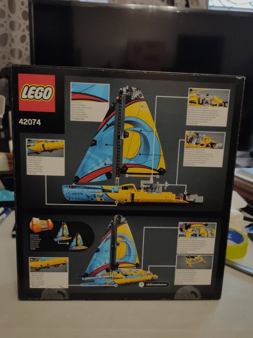 Lego Technic 42074 Racing Yacht, Hobbies & Toys, Toys & Games on Carousell