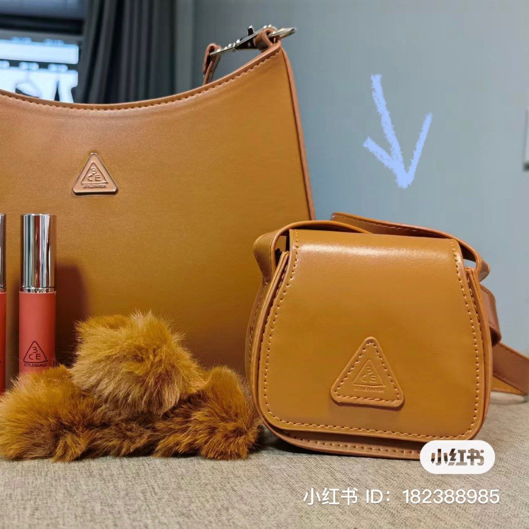 limited edition 3ce stylenanda hazy lip clay autumn mini crossbody bag mini bag only