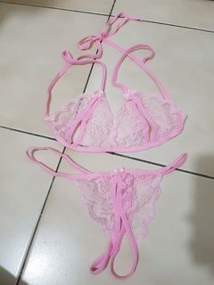 Lingerie sexy 1 set bra dan g string
