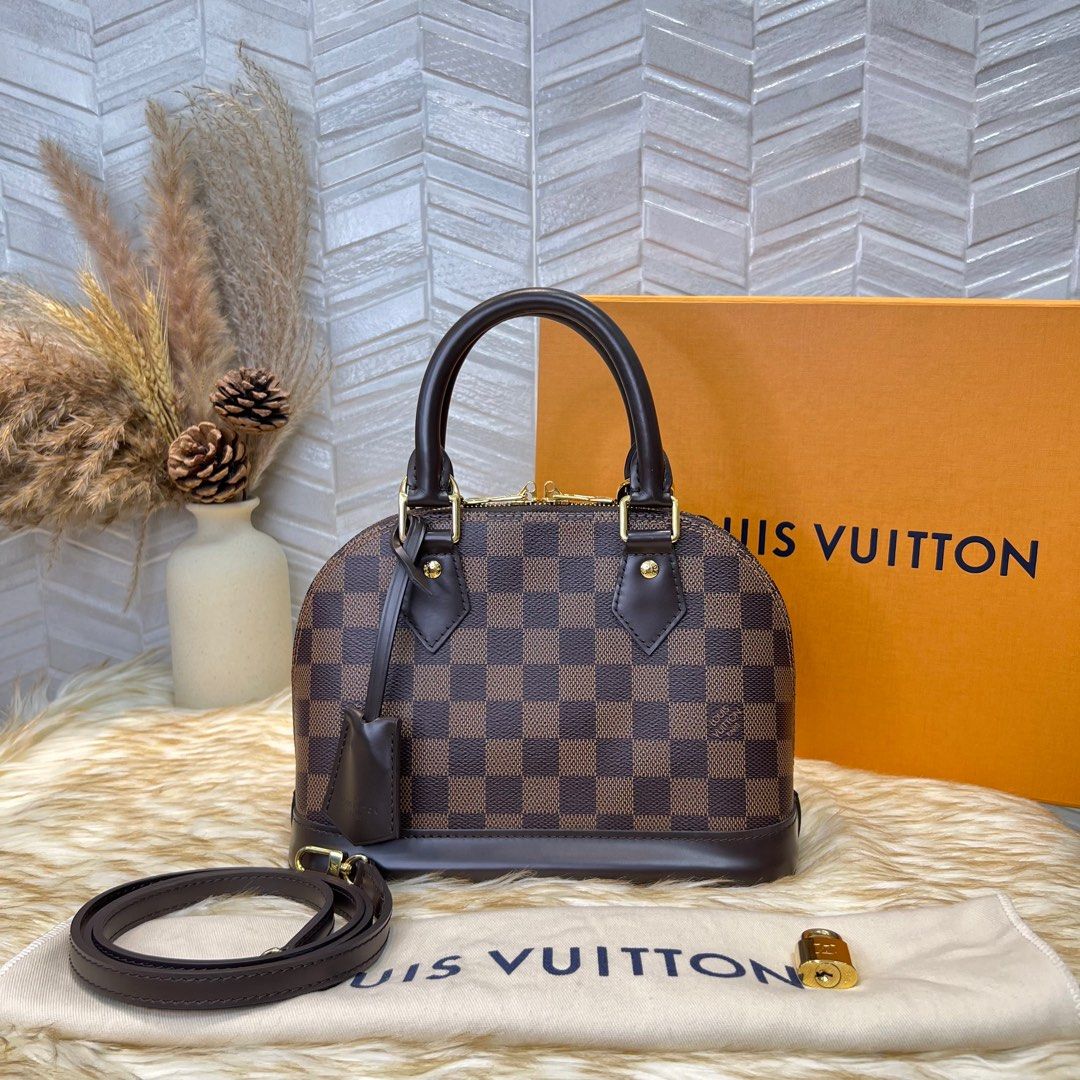 LV Alma BB Damier Ebene, Luxury, Bags & Wallets on Carousell