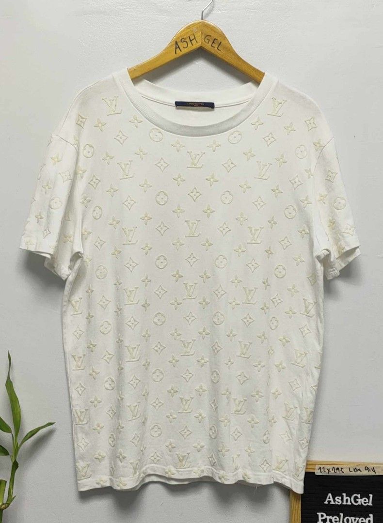 Louis Vuitton Monogram Tulle Tshirt with tag, Women's Fashion, Tops, Shirts  on Carousell