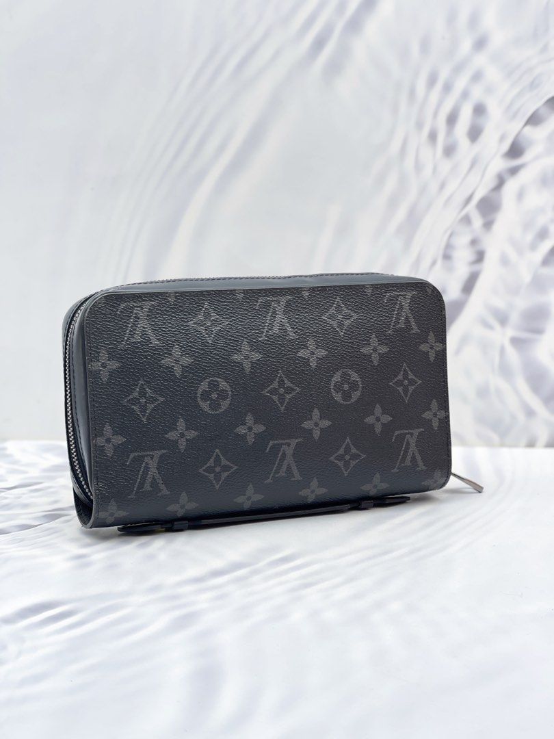 Louis Vuitton 2016 Monogram Eclipse Zippy XL Wallet - Black