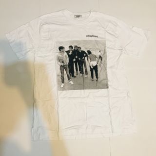快速出貨!《Lowell KISSMYASS 黑白圖 人物 趣味 白底 短袖 T恤 上衣》#23開學季