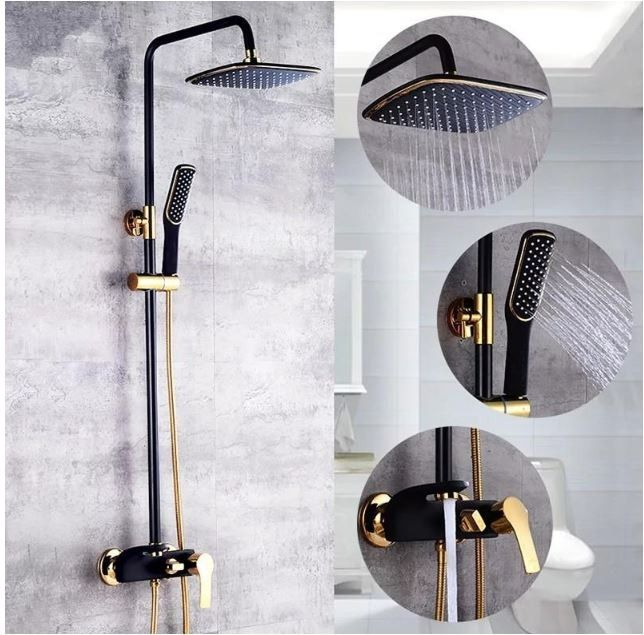 copper shower faucets