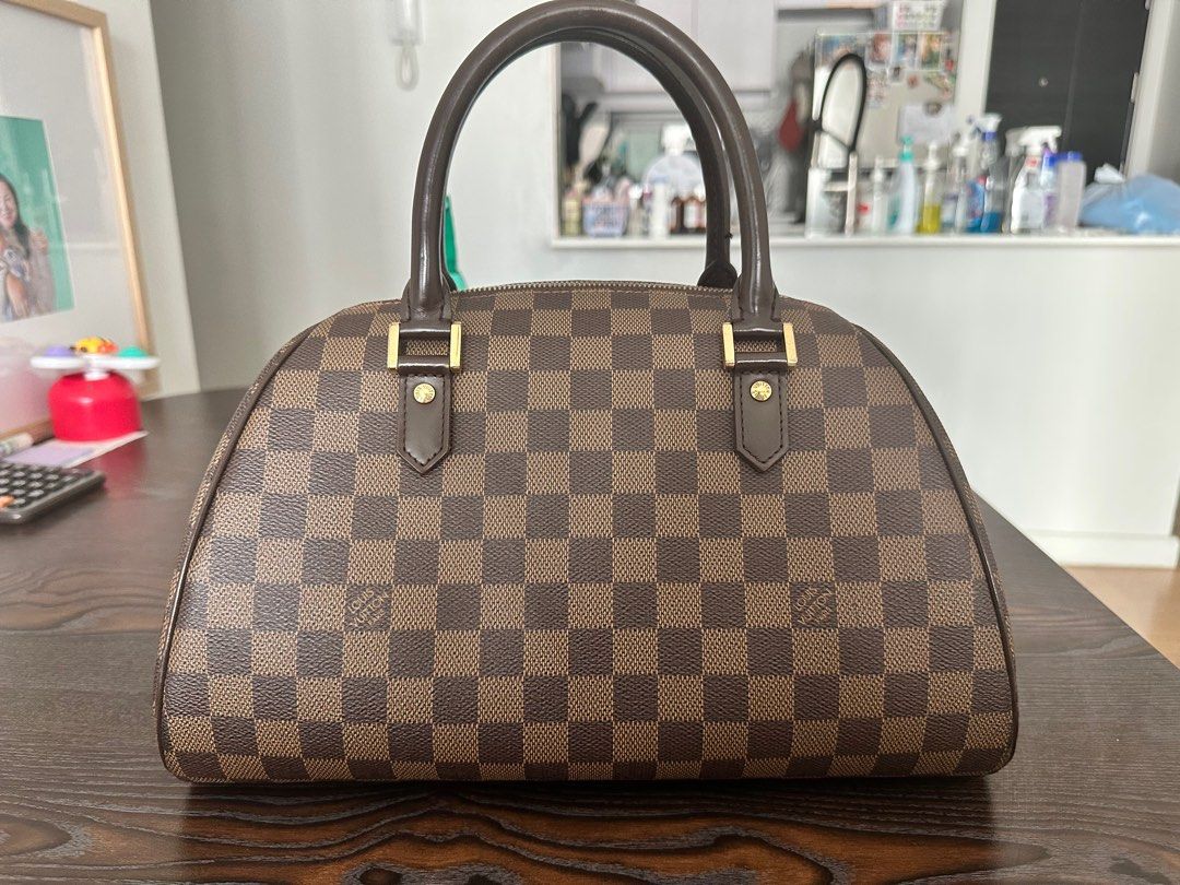 Louis Vuitton Damier Ebene Rivera - Brown Handle Bags, Handbags