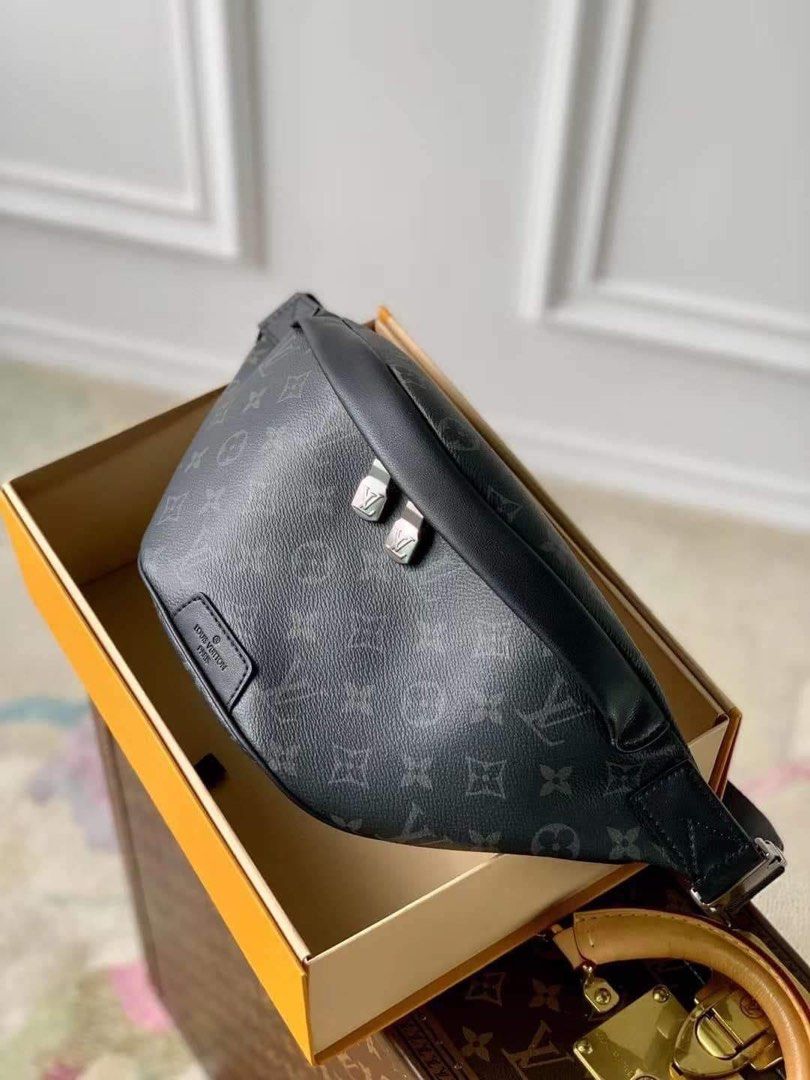 LV Discovery Bumbag Monogram Eclipse, Luxury, Bags & Wallets on Carousell