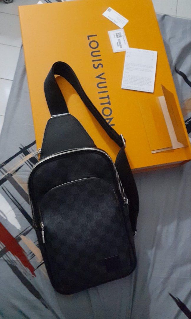 Tas LV Louis Vuitton Avenue Sling Bag - Tas Selempang Pria