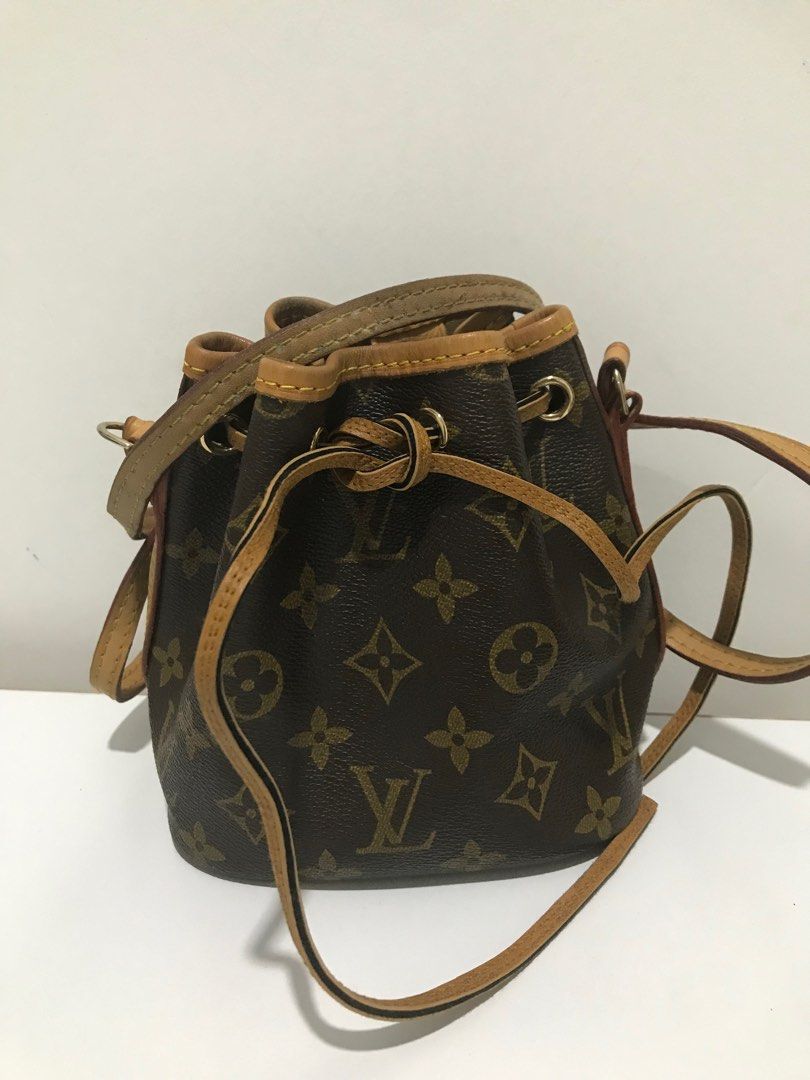 Louis Vuitton Nano bucket fragment, Luxury, Bags & Wallets on Carousell