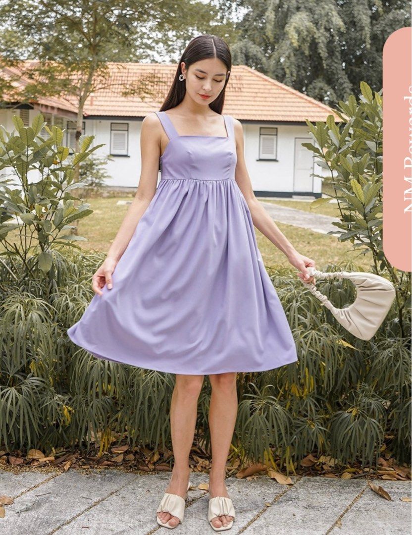 BNWT) MADEBYNM QUINN BABYDOLL DRESS IN LAVENDER XS, Women's Fashion, Dresses  u0026 Sets, Dresses on Carousell