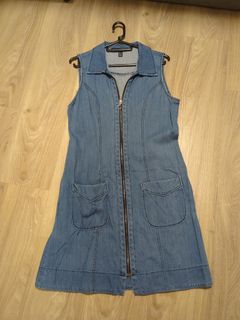 Mango Basics Denim Dress XS