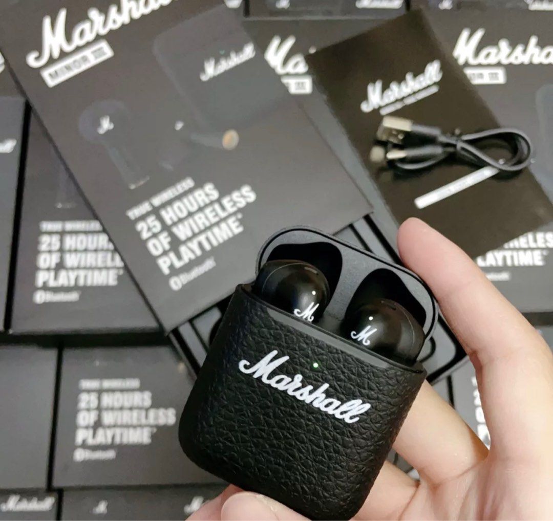 Marshall minor 3 earbuds [Can bargain], Audio, Earphones on Carousell