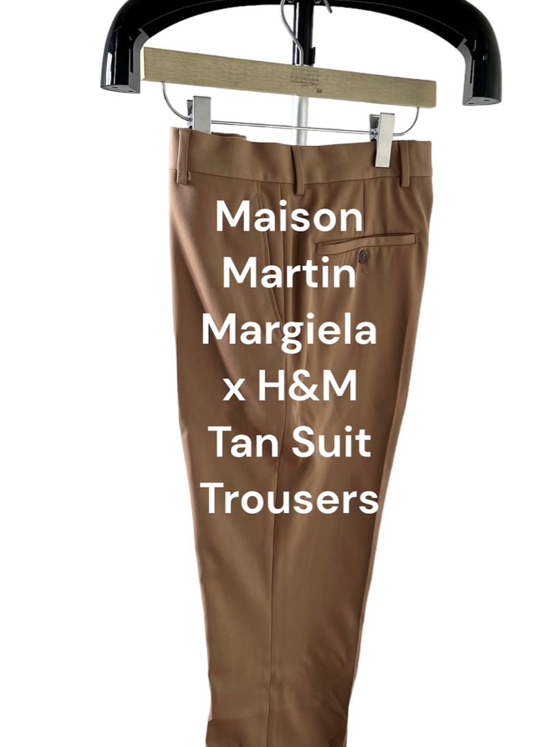 H and store m khaki trousers