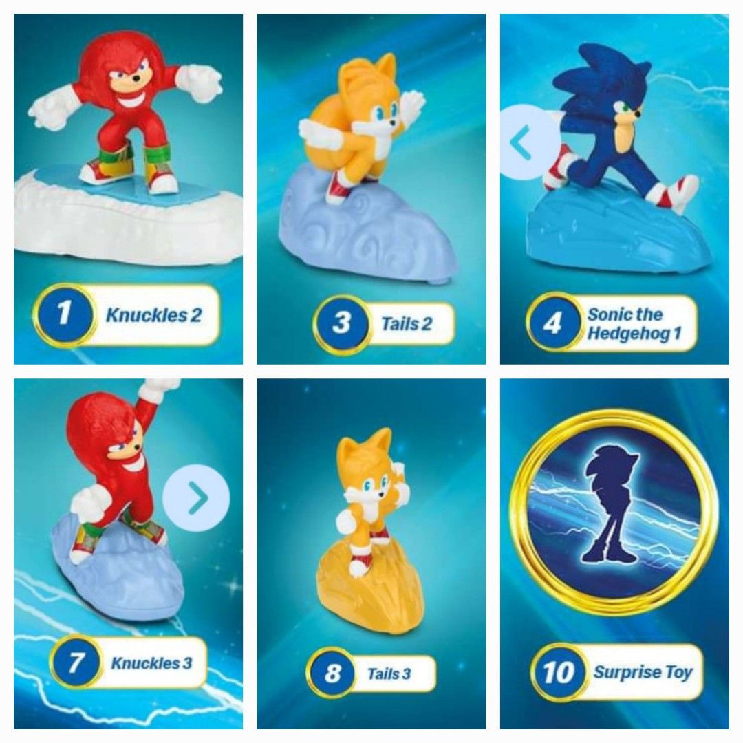 ❤️ MCDONALD'S Sonic Toys, Hobbies Toys, Toys Games on
