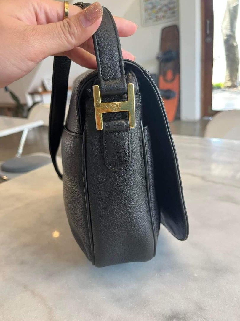 MCM Aren Large Leather Crossbody Bag