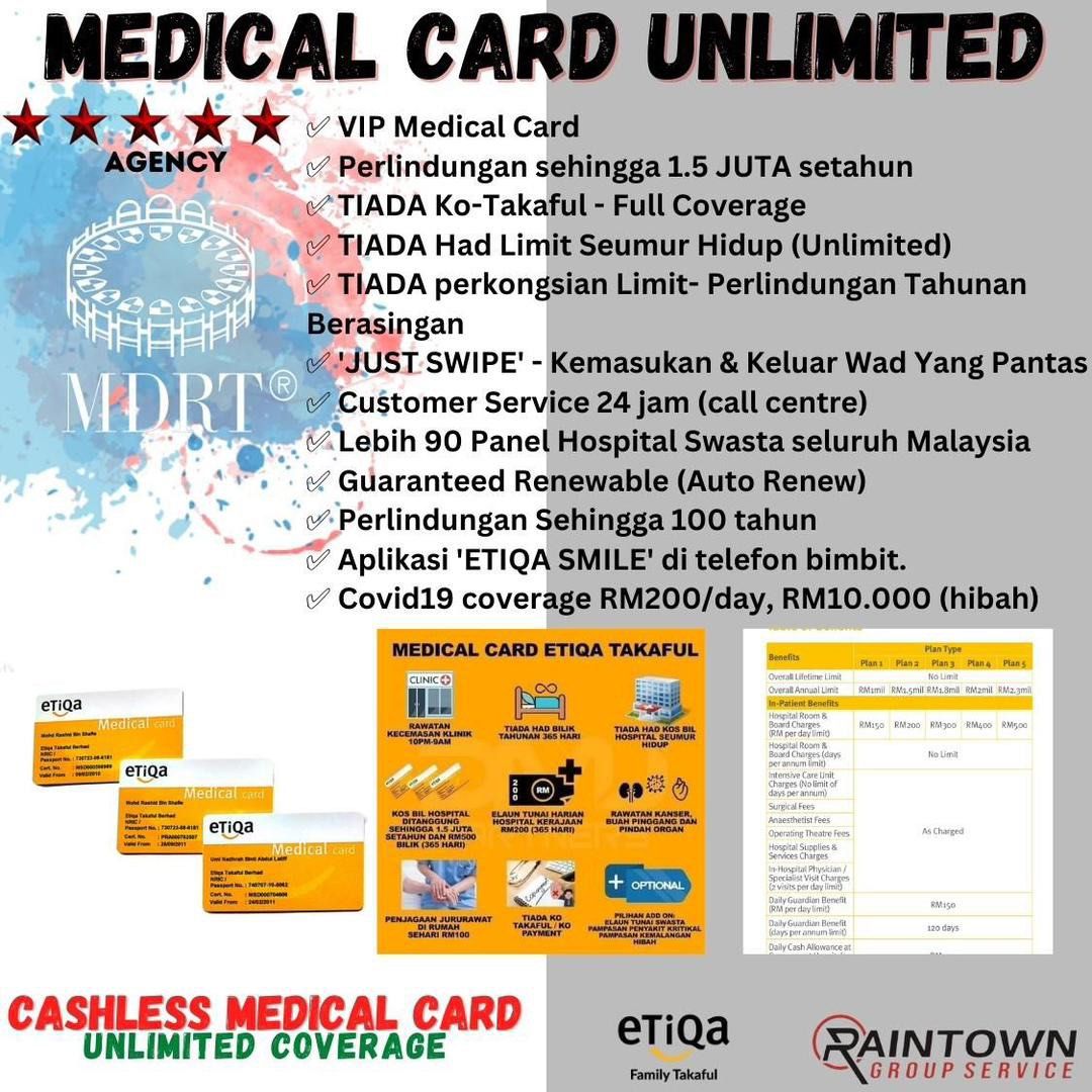 Medical Card Unlimited With Hibah, Looking For on Carousell