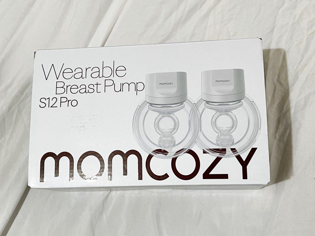 Momcozy Double S12 Pro Wearable Electric Breast Pump - Grey, Double