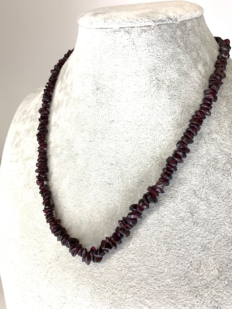 Garnet sales chip beads