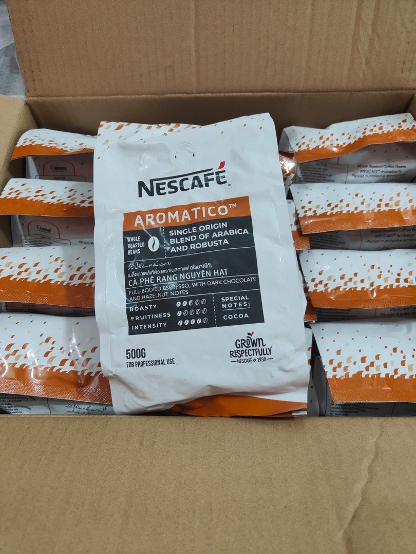 Nescafe Aromatico Roasted Whole Beans, Food & Drinks, Packaged