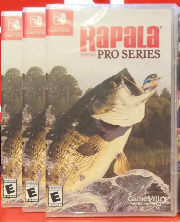NEW AND SEALED Nintendo Switch Game Rapala Fishing Pro Series