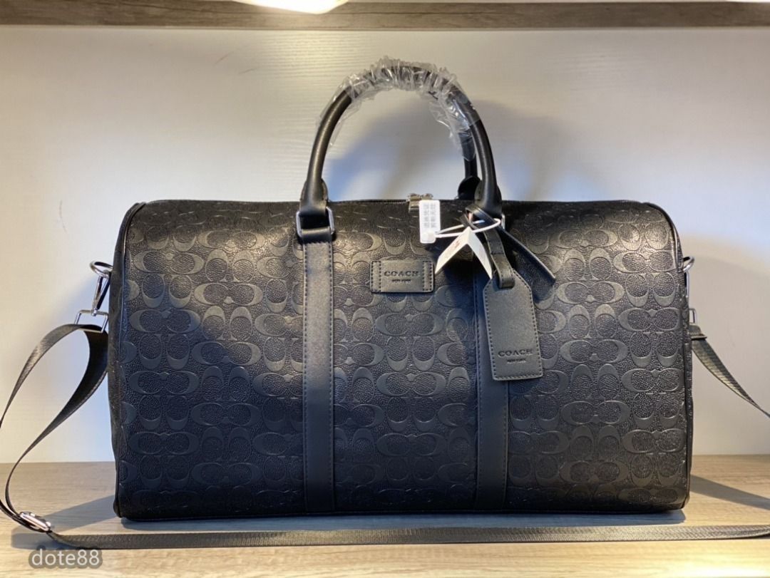 Coach duffle bag signature hot sale