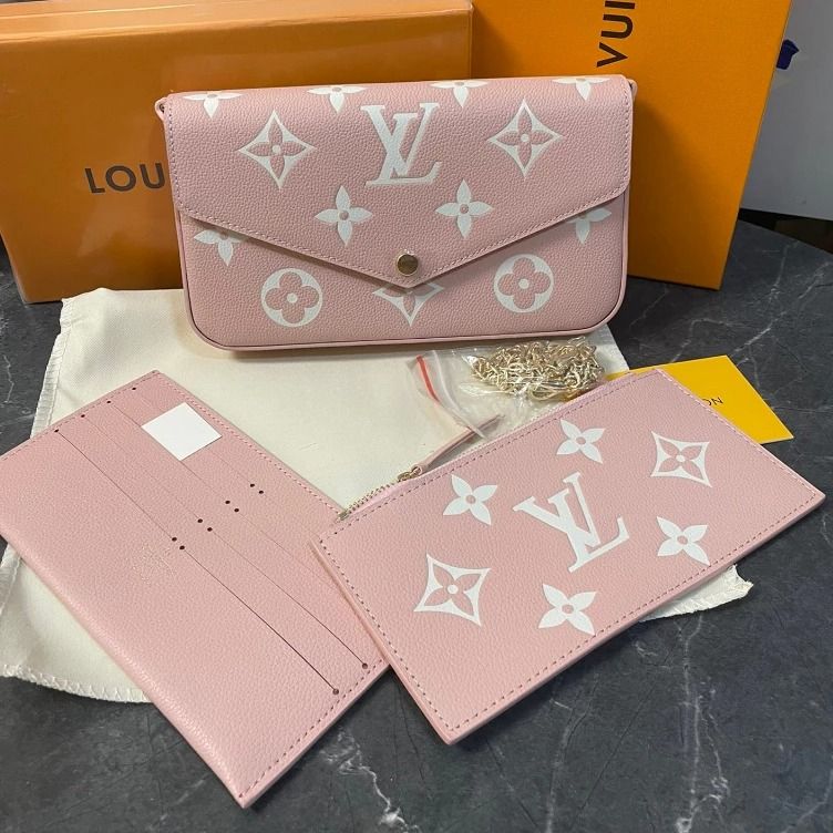 New Louis Vuitton Limited Edition Collection Pink Special Edition FELICIE  POCHETTE Crossbody Shoulder Sling Bag For Women Come With Complete Set  Suitable for Gift , Luxury, Bags & Wallets on Carousell