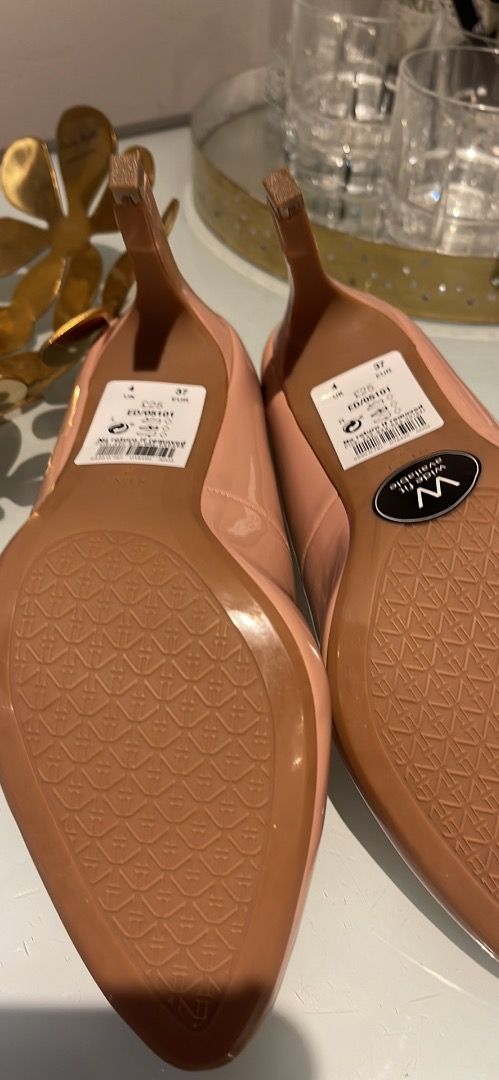 New NEXT UK forever comfort 37 nude heels wide fit free shipping