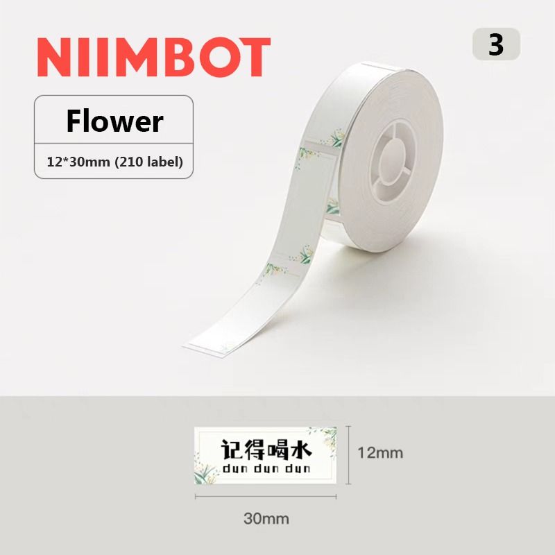 Niimbot Thermal Printer Sticker 1 Box + 9 Label Roll, Computers & Tech ...