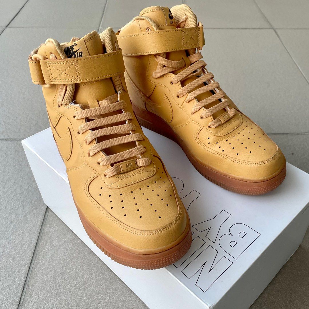 Custom wheat shop air force 1