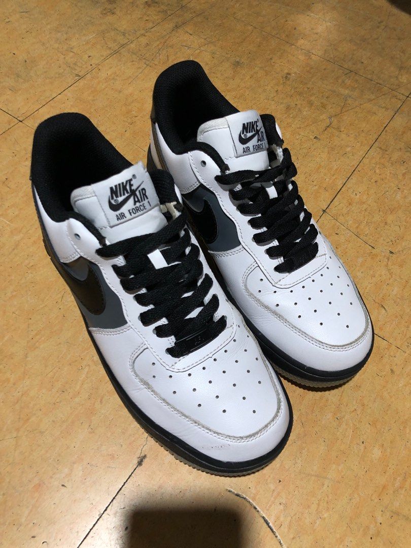 Nike Air Force 1 White/Black/Grey Unisex(24.5 cm)