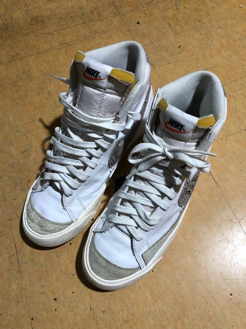 nike blazer snakeskin on feet